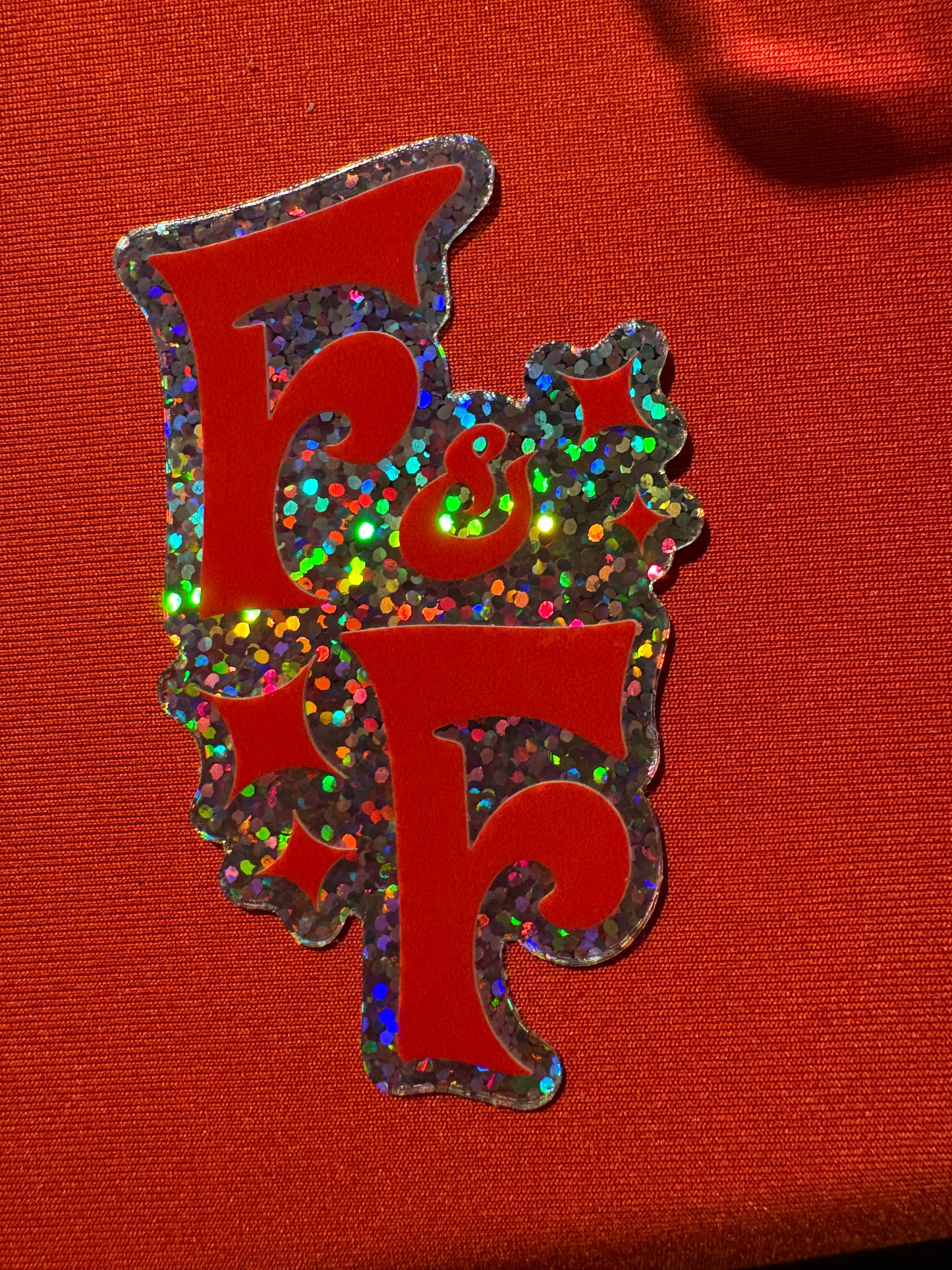 F&F sparkle sticker